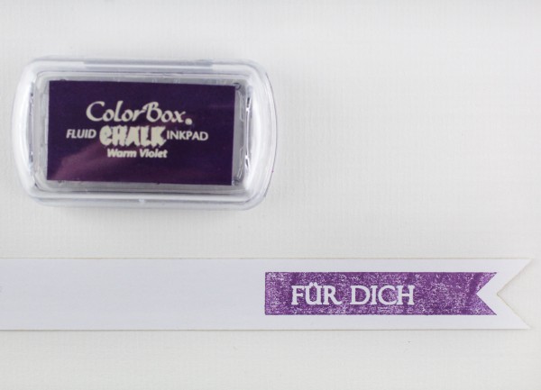 Chalk Stempelkissen Violett / Warm violet