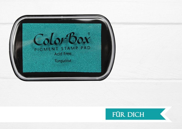 Pigment Stempelkissen Turquoise XL