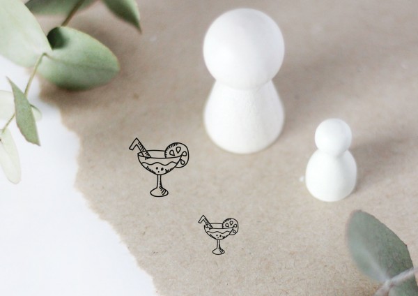 Cocktail Motivstempel