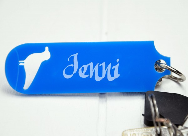 Personalisierter Schlüsselanhänger - Möwe