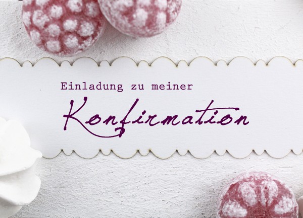 Stempel Einladung Konfirmation