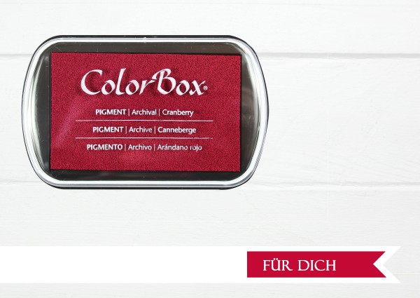 Pigment Stempelkissen Cranberry XL