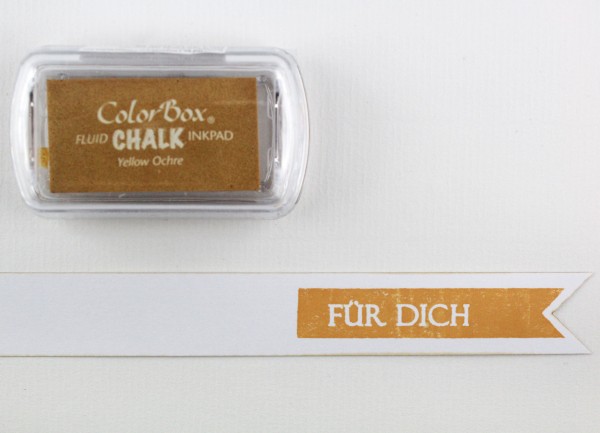 Chalk Stempelkissen Yellow Ochre / Ockergelb