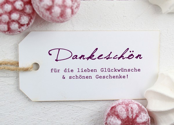 Stempel Dankeschön