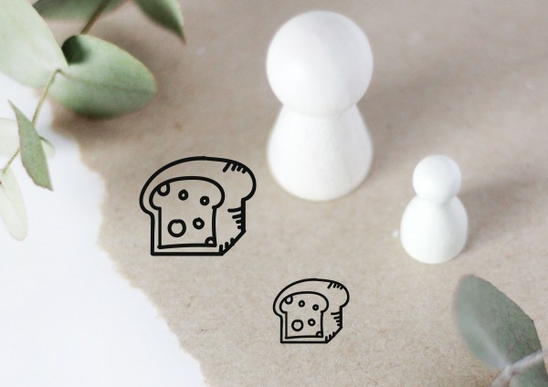 Toast Toastbrot Motivstempel