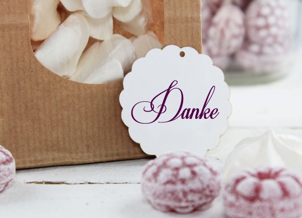 Textstempel - Danke -