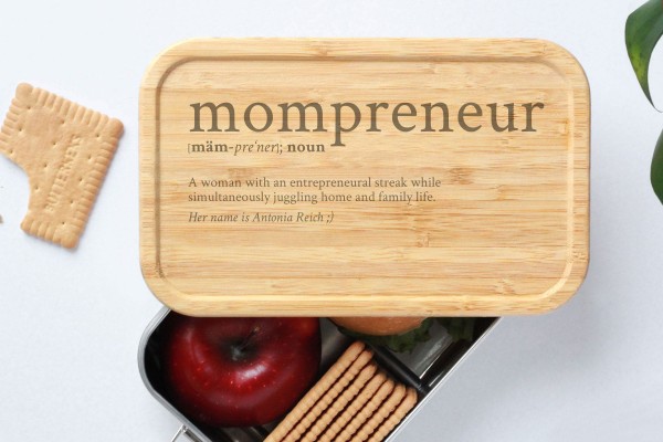 Brotdose für Mompreneur Definition Geschenk Lunchbox