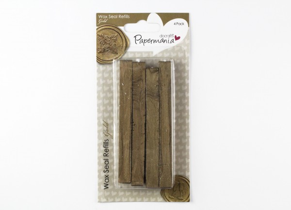 4 Stangen Siegelwachs Gold