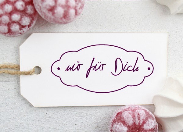 Textstempel - für Dich -