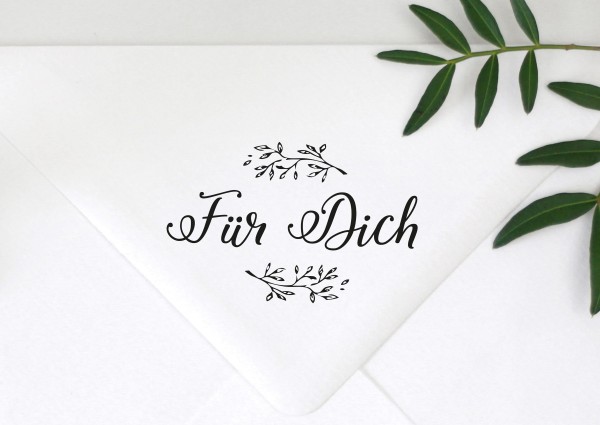 Stempel Textstempel Spruch Für Dich