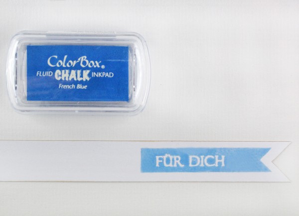 Chalk Stempelkissen Hellblau / French Blue