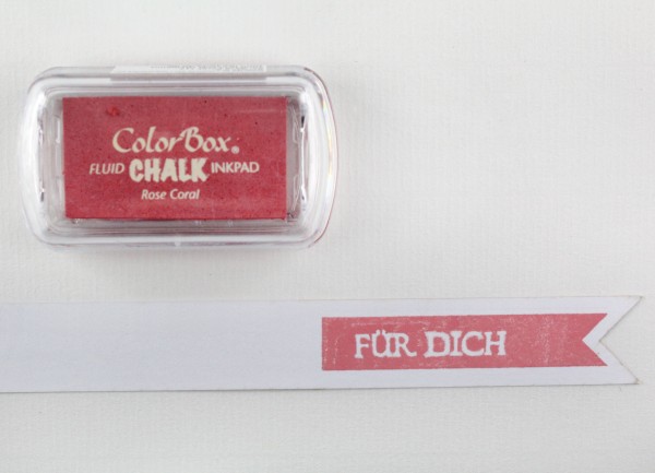 Chalk Stempelkissen Rose / Rose Coral von Clearsnap