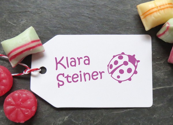 Stempel Marienkäfer für Kinder