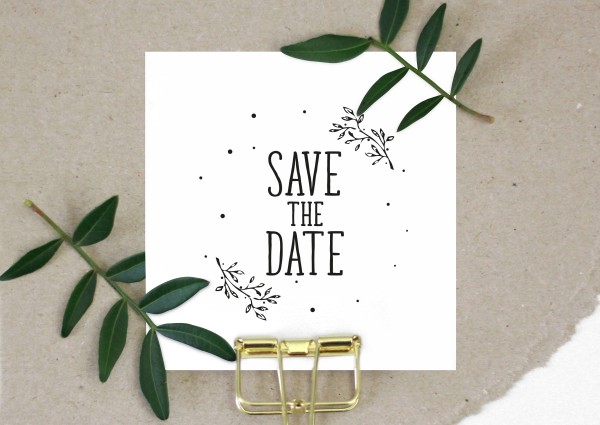 Stempel Textstempel Spruchstempel Save the Date