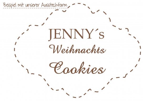 personalisierter Keksstempel - Weihnachts Cookies